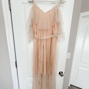 Joyfolie women's off the shoulder, boho dress